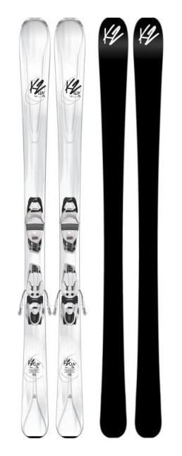 Ліжі гірські (комплект) K2 LUV 75+ERP 10 156см White/grey/black (10B0407.171.1+10B1016.171.1), укр, укр