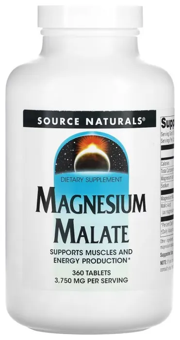 Magnesium Malate 1250mg - 360 tabs