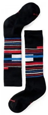 Шкарпетки дитячі Smartwool Wintersport Stripe Black/White