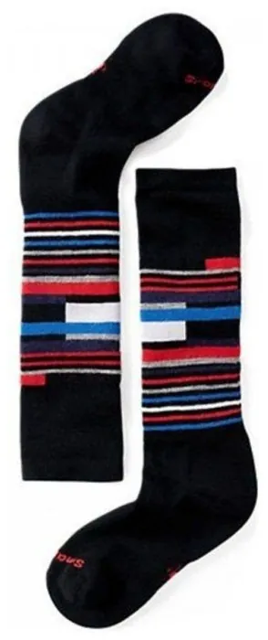 Шкарпетки дитячі Smartwool Wintersport Stripe Black/White