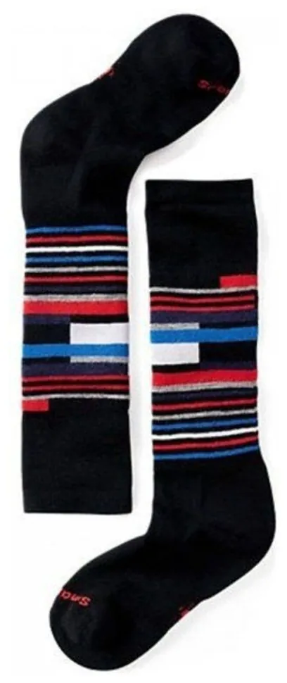 Шкарпетки дитячі Smartwool Wintersport Stripe Black/White (26-28)
