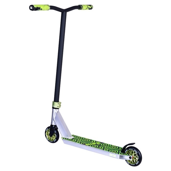 Самокат трюковой Hipe H3 Raw/green трюковый Hipe H3 Raw/green