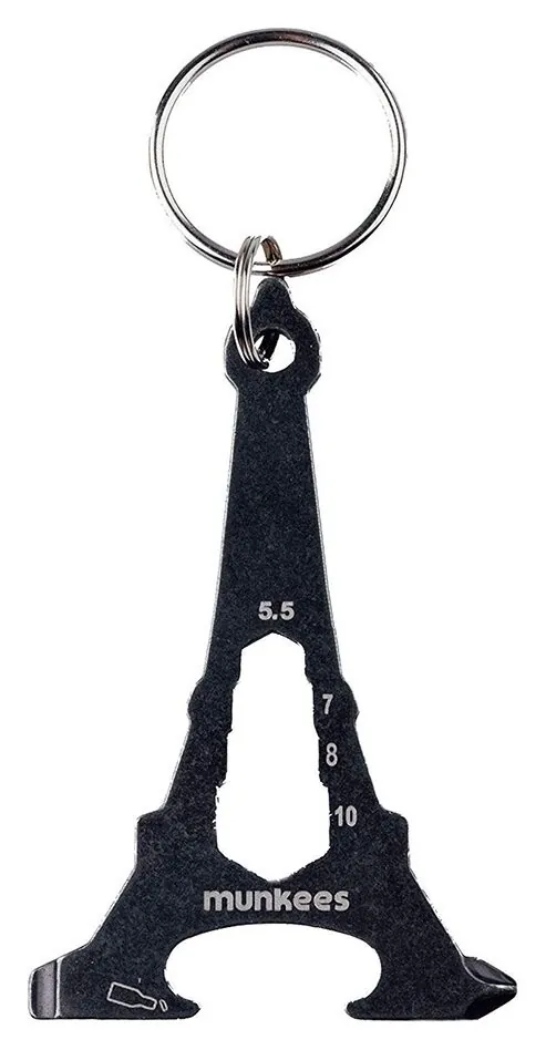 Munkees 2538 брелок-мультінструмент Tool Eiffel Tower black (2538-BK)