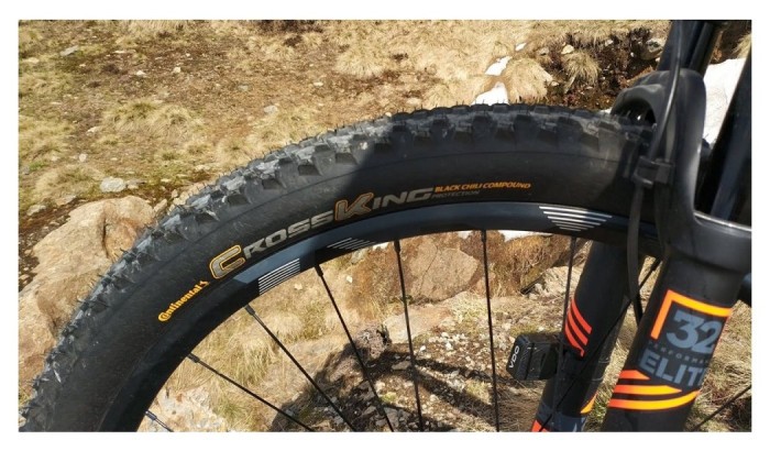 Покришка Continental Cross King - 27.5 x 2.00, Чорна, не складна, skin