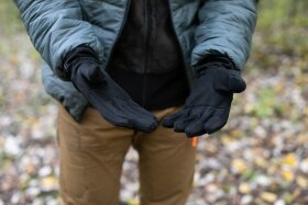 Перчатки Tramp софтшел черные UTRGB-004