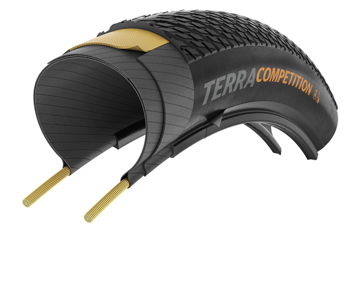 Покришка безкамерна Continental Terra Competition Trail Grip 28" | 28 X 1.75 | 700 X 45Cчорна складна skin