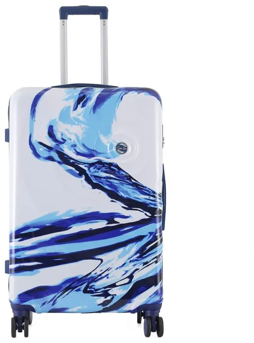 Валіза Semi Line 28" (L) White/Blue Print (T5653-3)