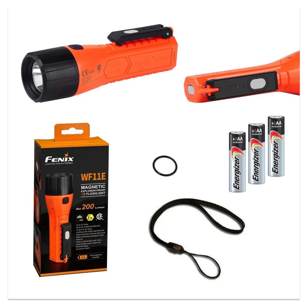 Ліхтар ручний вибухобезпечний Fenix WF11E, укр, укр