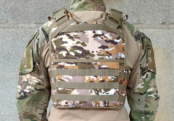 Плитоноска Pantsyr-2 (тактический военный жилет, бронежилет MOLLE) Multicam Arid