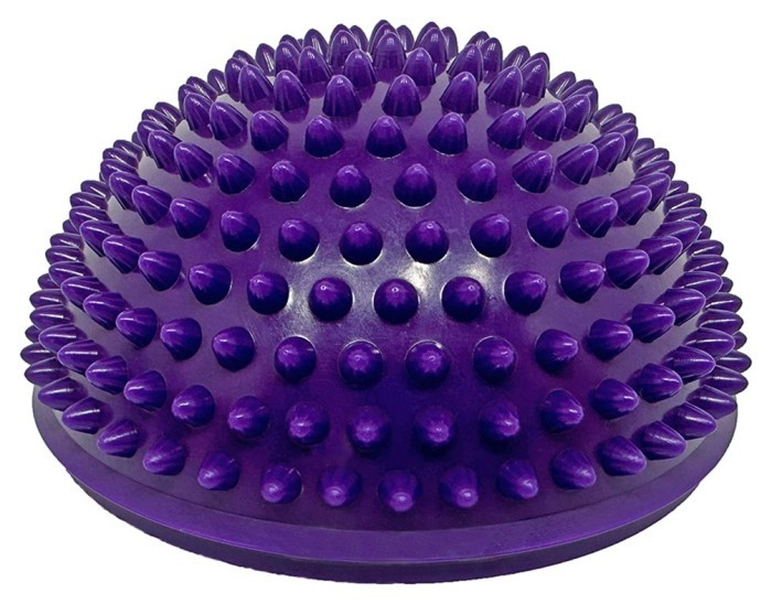 Півсфера масажна кіндербол EasyFit 16 см м'яка фіолетова, укр, укр