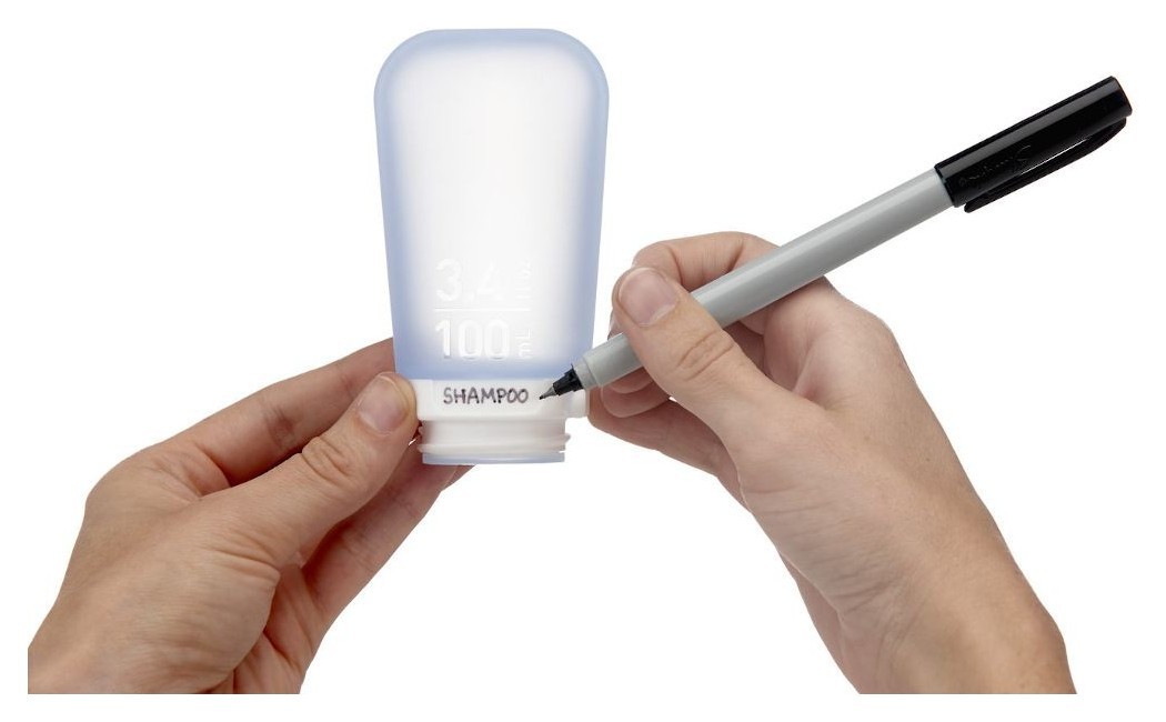 Силіконова пляшечка Humangear GoToob+ Large, укр, укр