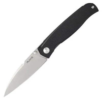 Нож складной карманный Ruike M662-TZ, (7.4 см) steel 154СМ/TC4 (титан) + G10 черный