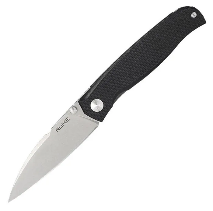 Нож складной карманный Ruike M662-TZ, (7.4 см) steel 154СМ/TC4 (титан) + G10 черный