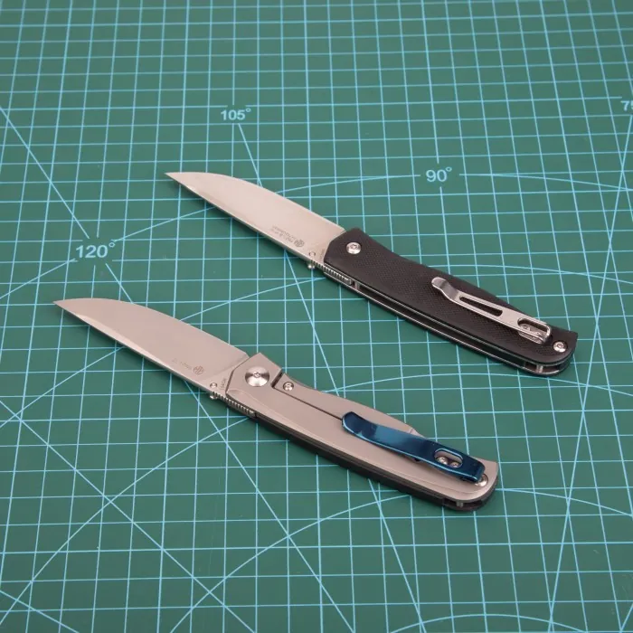 Нож складной карманный Ruike M662-TZ, (7.4 см) steel 154СМ/TC4 (титан) + G10 черный