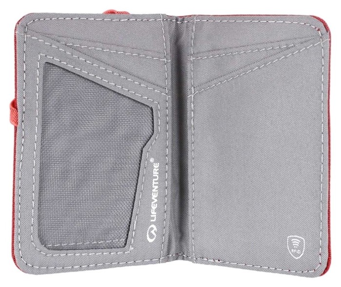Кошелек Lifeventure Recycled RFID Card Wallet raspberry
