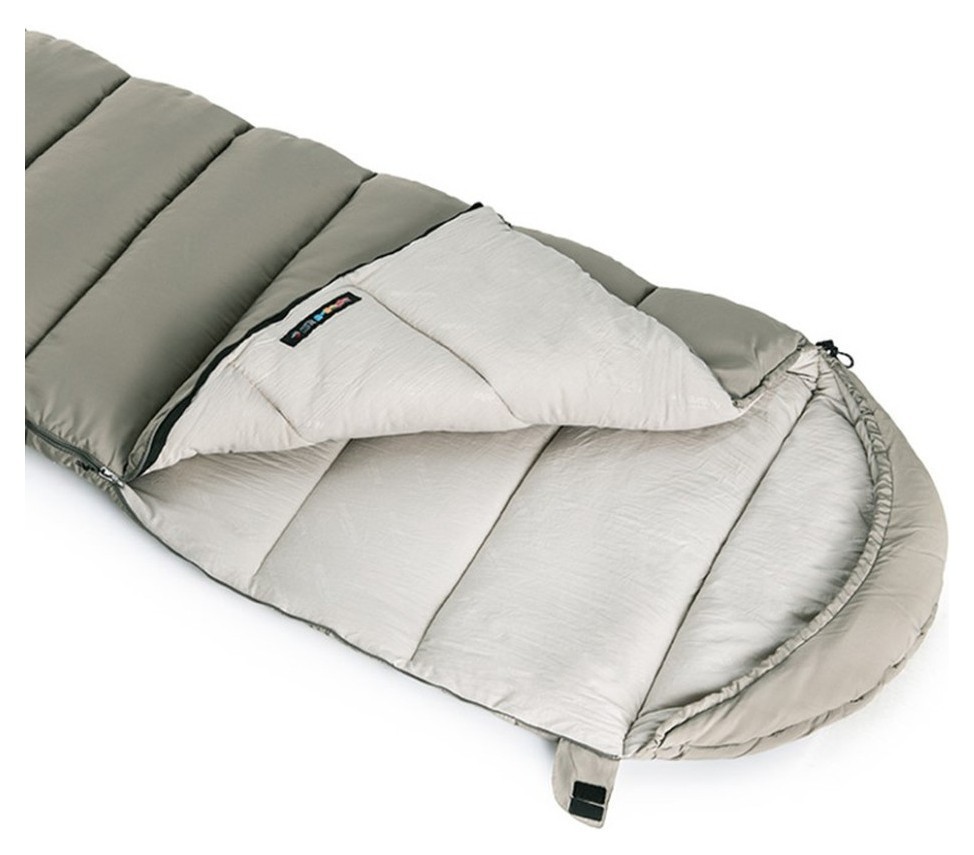 Спальный мешок с капюшоном с обычным мешком для хранения Naturehike M300 CNK2350WS023, зеленый, левый