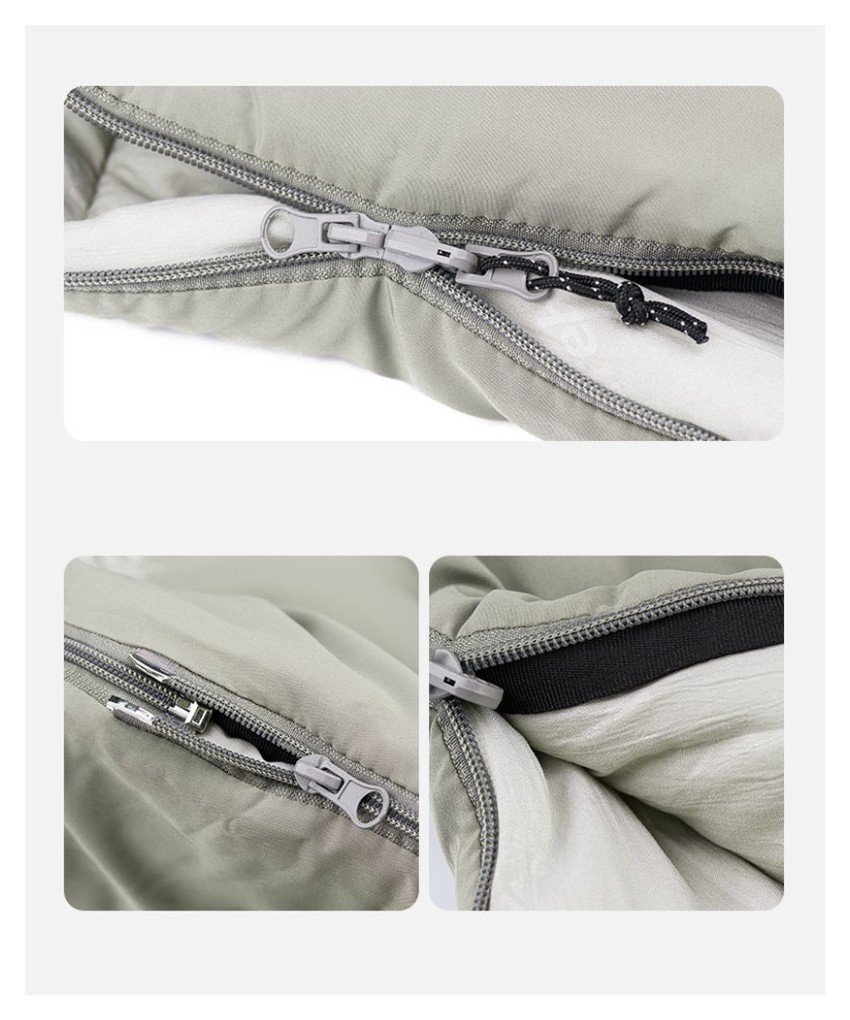 Спальный мешок с капюшоном с обычным мешком для хранения Naturehike M300 CNK2350WS023, зеленый, левый