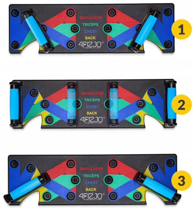 Упори (дошка) для віджимань зі змінним хватом 4FIZJO Push-up Board (P-5907739312501)