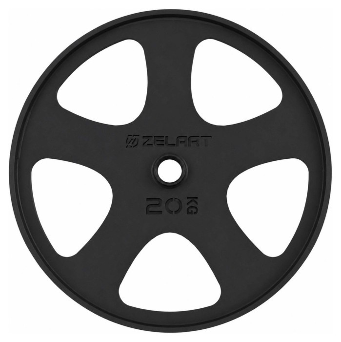 Блинчики диски стальные для становой тяги Deadlift Pulling Weight Plates Zelart TA-6961-20 20кг
