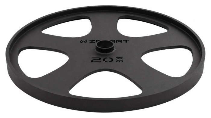 Блинчики диски стальные для становой тяги Deadlift Pulling Weight Plates Zelart TA-6961-20 20кг