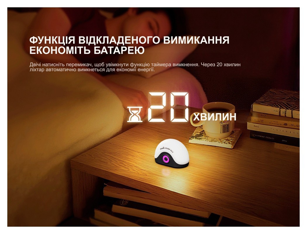 Ліхтар кемпінговий Fenix CL20R V.2.0, зелений, укр, укр