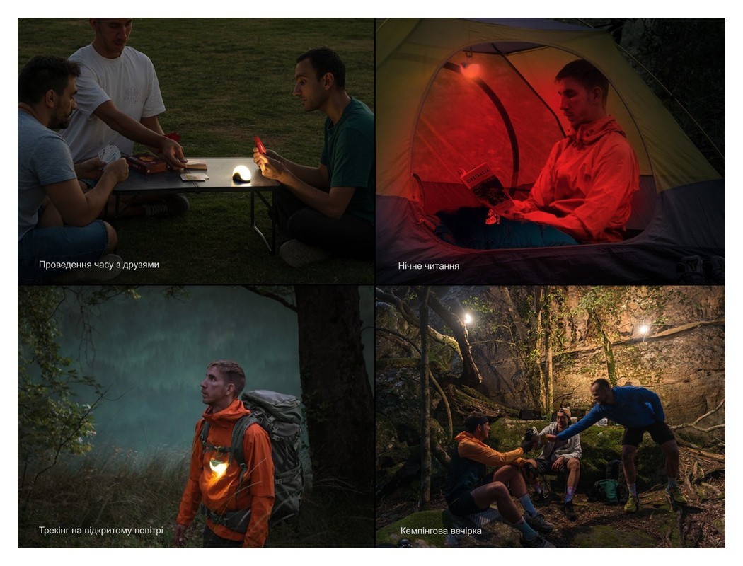 Ліхтар кемпінговий Fenix CL20R V.2.0, зелений, укр, укр