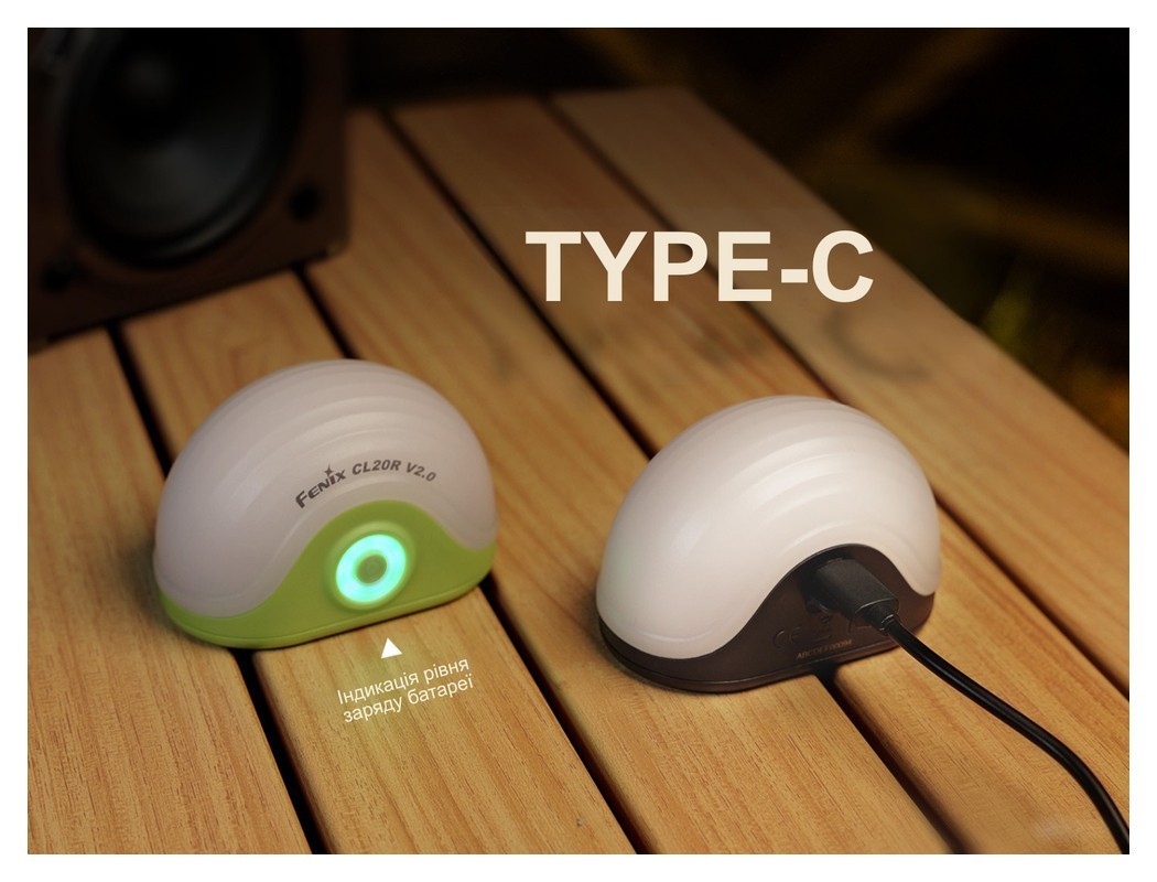 Ліхтар кемпінговий Fenix CL20R V.2.0, зелений, укр, укр