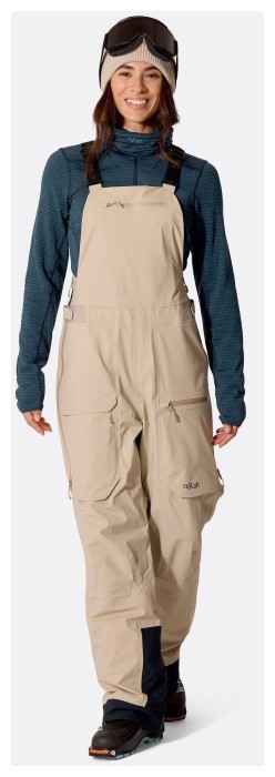 Штани жіночі Rab Bigline Bib Wmns, Dark Pebble, M Regular