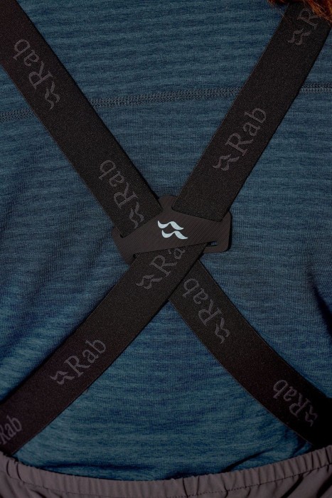 Штани жіночі Rab Bigline Bib Wmns, Dark Pebble, M Regular