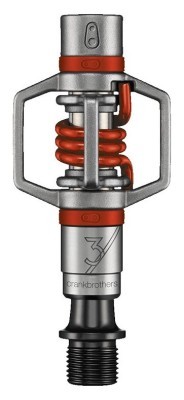 Педали для велосипеда Crankbrothers EGGBEATER 3 9/16" Silver/red (15319)