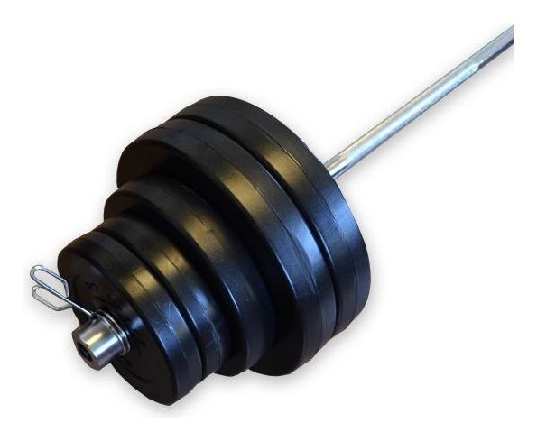 Штанга олімпійська 110 кг у пластиковій оболонці, укр, укр