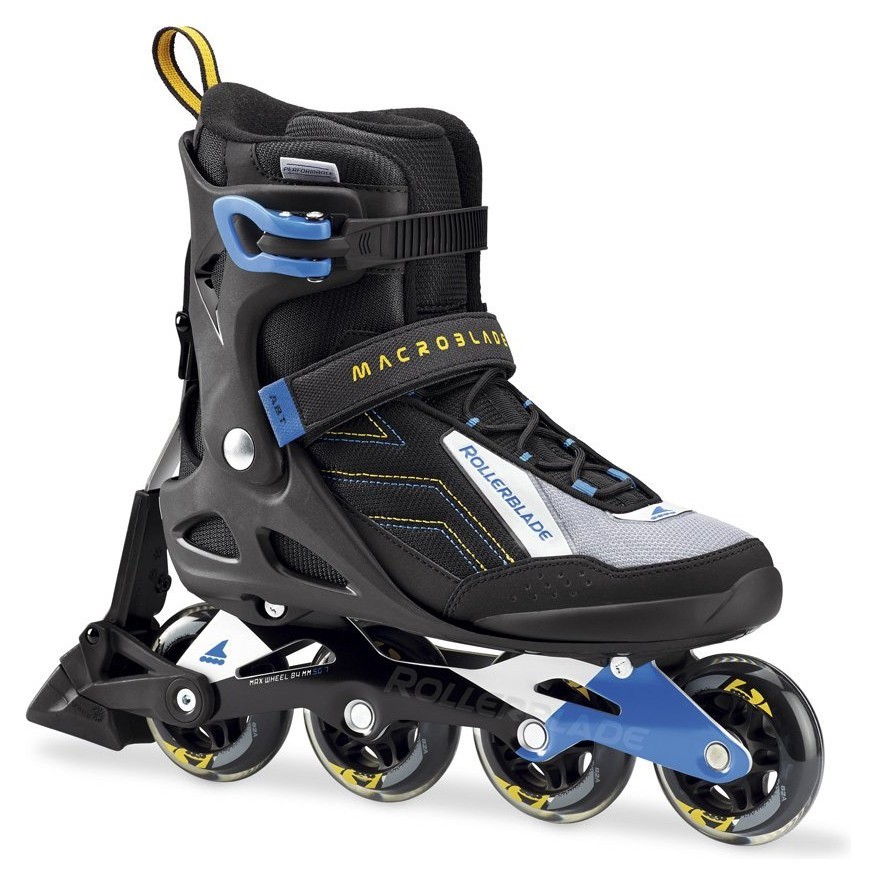 Роликові коньки для дорослих Rollerblade MACROBLADE 80 ABT M 43 (10US) 280мм Black/blue (07734800 774) O, укр, укр