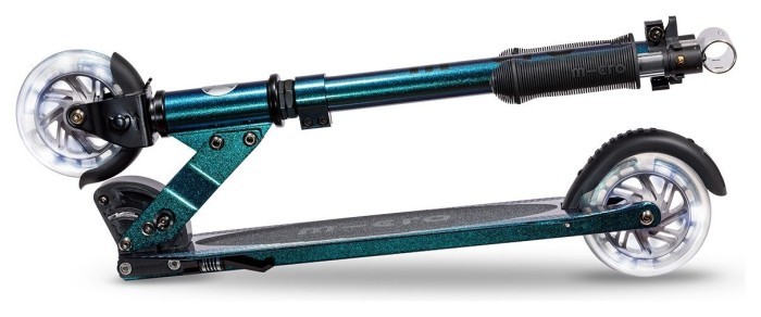 Самокат MICRO серии "Sprite LED" – ПЕРЛАМУТРОВЫЙ МИКС (до 100 кг (kg), двухколесный, свет)