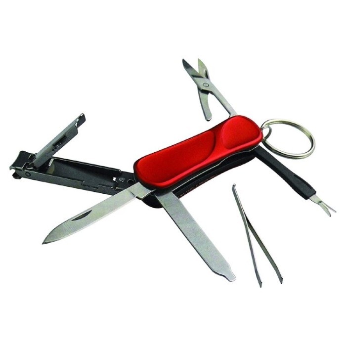 Munkees 2502 брелок-мультиинструмент Manicure Multi Tool red