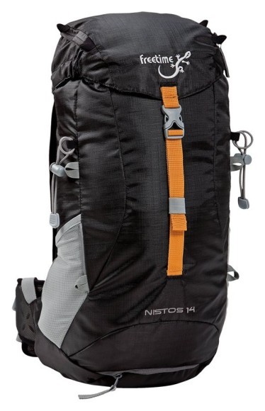 Рюкзак Freetime NISTOS 14 L Black (3660323110533), укр