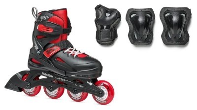 Ролики Rollerblade Fury Combo black-red
