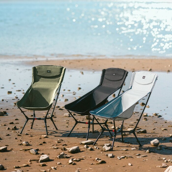 Стілець складаний ультралегкий Naturehike CNK2550JJ013 Yamami YL01, розмір L, алюміній, оливковий, укр, укр