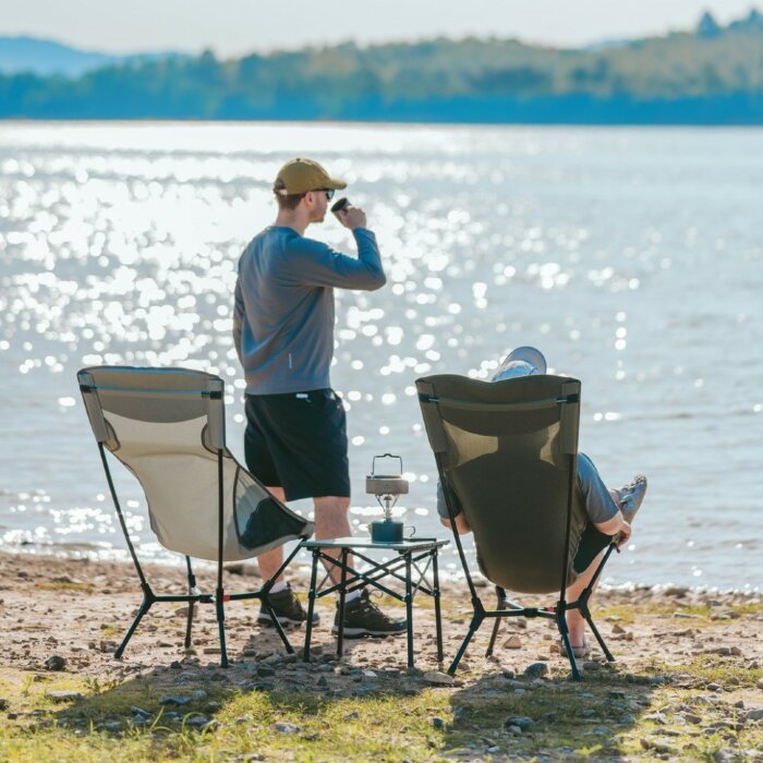 Стілець складаний ультралегкий Naturehike CNK2550JJ013 Yamami YL01, розмір L, алюміній, оливковий, укр, укр