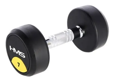 Гантель прогумована HMS HG PRO, 7 кг