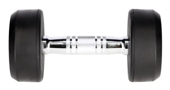 Гантель прогумована HMS HG PRO, 7 кг