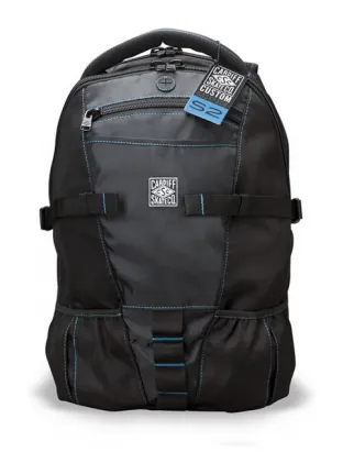 Рюкзак Cardiff Skate Blue Accent (Чорний з блакитною ниткою)