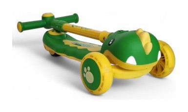 Дитячий самокат з сидінням 2 в 1 Cutest Dino 8102
