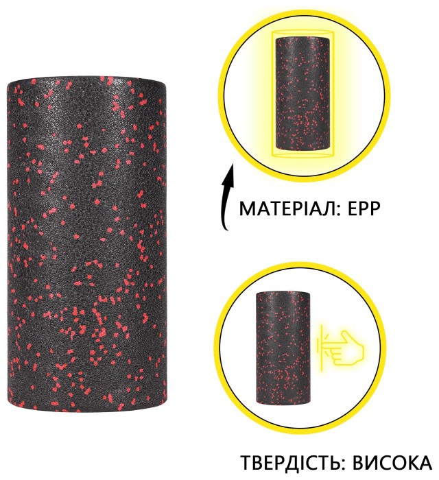 Масажний набір Cornix (Ball 8 см, Duoball 8 х 16 см та Foam Roller 30 х 15 см) XR-0080