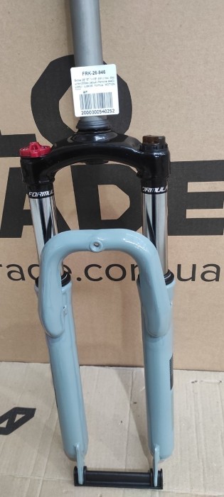 Виделка 26" ST 1-1/8" AM з лок. disc шток-200мм сірий (Pantone 444C) LIANJI LJ643M Formula MOTION 2022, укр, укр