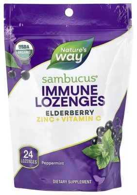 Sambucus Organic Lozenges Mint - 24 cnt