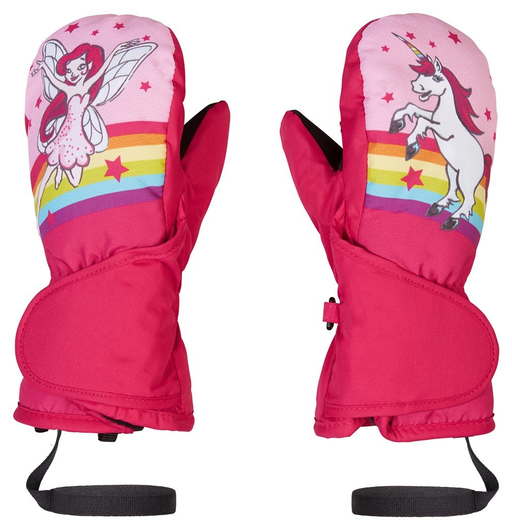 Ziener перчатки лыжные Lemmi Jr pop pink 2