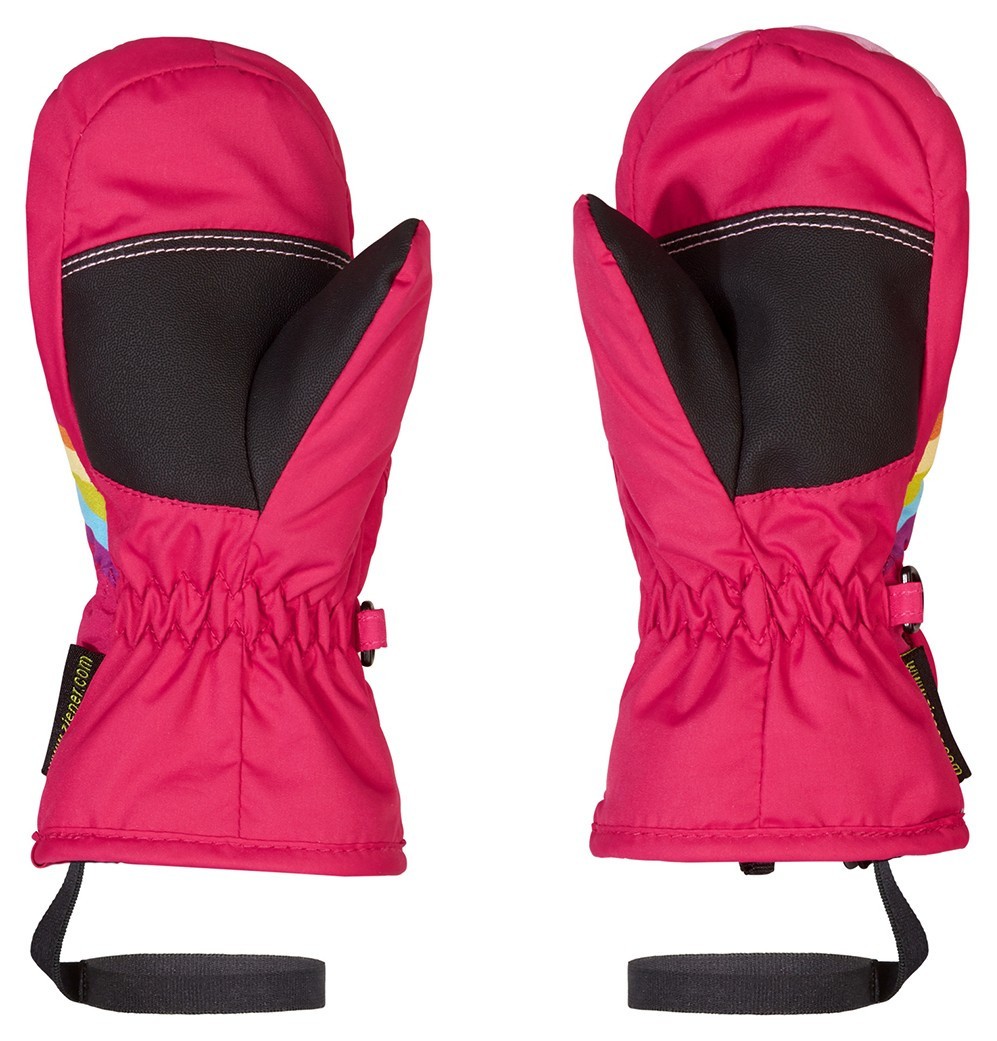 Ziener перчатки лыжные Lemmi Jr pop pink 2