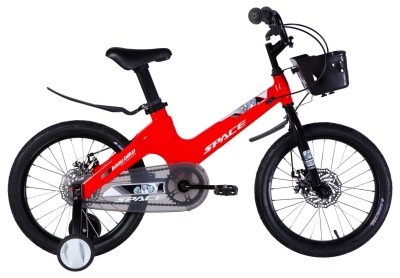 Велосипед MG 18" SPACE KID MOON DD рама-10" красный 2025