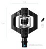 Педалі для велосипеда Crankbrothers CANDY 3 Black (16175), укр Фото - 1