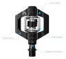 Педалі для велосипеда Crankbrothers CANDY 3 Black (16175), укр Фото - 2